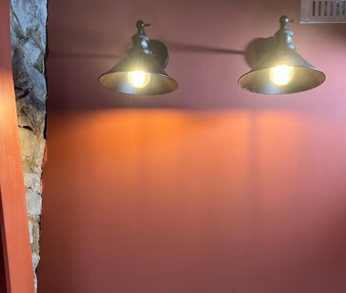 Wall lights wired in Wall lights wired in