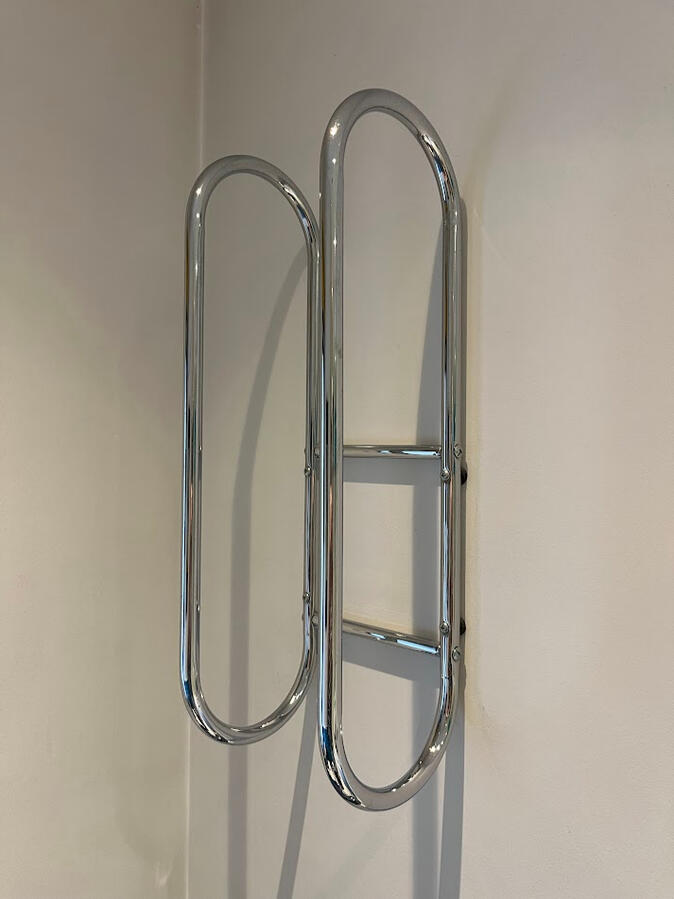 Towel rack installed Towel rack installed